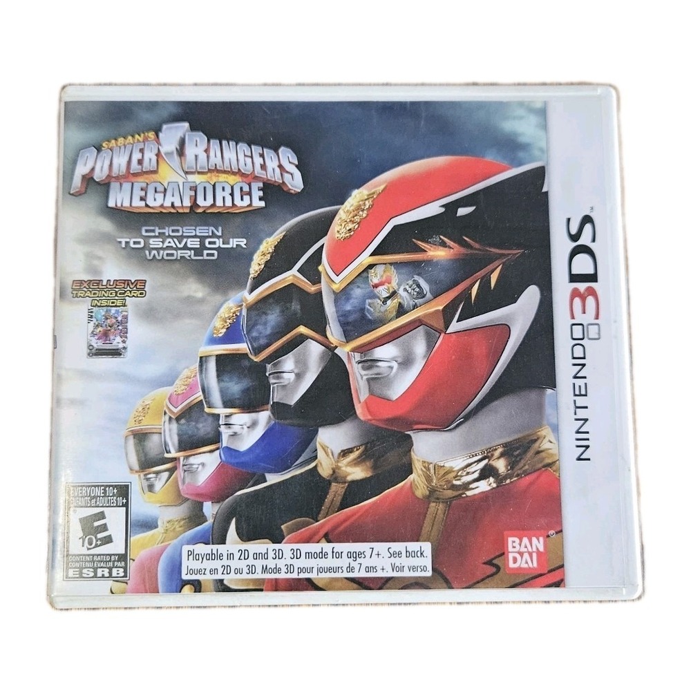 Power Rangers Megaforce (Nintendo 3DS) Complete Game w/Case & Instructions